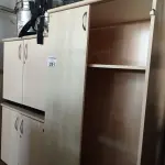 LOTE 251 - 02 ARMÁRIOS BAIXOS COM 02 PORTAS E 01 ARMÁRIO ALTO COM 01 PORTA E 01 PRATELEIRA. (NO ESTADO) ATENÇÃO! FAZER A VISITAÇÃO ANTES DE ARREMATAR, NÃO SABEMOS SE FUNCIONA. LEILÃO NÃO TEM GARANTIA E NEM DEVOLUÇÃO, SUJEITO A POSSÍVEIS AVARIAS VISÍVEIS/OCULTAS E/OU AUSÊNCIA DE COMPONENTES.