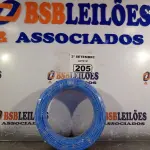 LOTE 205 - 01 ROLO DE CABO FLEXÍVEL 100M 1X2,5MM NA COR AZUL(NOVO). (NO ESTADO) ATENÇÃO! FAZER A VISITAÇÃO ANTES DE ARREMATAR, NÃO SABEMOS SE FUNCIONA. LEILÃO NÃO TEM GARANTIA E NEM DEVOLUÇÃO, SUJEITO A POSSÍVEIS AVARIAS VISÍVEIS/OCULTAS E/OU AUSÊNCIA DE COMPONENTES.