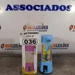 LOTE 036 - 01 LIQUIDIFICADOR PORTÁTIL. (NO ESTADO) ATENÇÃO! FAZER A VISITAÇÃO ANTES DE ARREMATAR, NÃO SABEMOS SE FUNCIONA. LEILÃO NÃO TEM GARANTIA E NEM DEVOLUÇÃO, SUJEITO A POSSÍVEIS AVARIAS VISÍVEIS/OCULTAS E/OU AUSÊNCIA DE COMPONENTES.