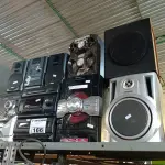 LOTE 166 - 04 APARELHOS DE SOM MARCAS E MODELOS DIVERSOS. (NO ESTADO) ATENÇÃO! FAZER A VISITAÇÃO ANTES DE ARREMATAR, NÃO SABEMOS SE FUNCIONA. LEILÃO NÃO TEM GARANTIA E NEM DEVOLUÇÃO, SUJEITO A POSSÍVEIS AVARIAS VISÍVEIS/OCULTAS E/OU AUSÊNCIA DE COMPONENTES.