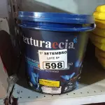LOTE 598 - 01 BALDE DE REVESTIMENTO TEXTURIZADO HIDRORREPELENTE ANTIMOFO COR BRANCO BASE 25KG. (NO ESTADO) ATENÇÃO! FAZER A VISITAÇÃO ANTES DE ARREMATAR, NÃO SABEMOS SE FUNCIONA. LEILÃO NÃO TEM GARANTIA E NEM DEVOLUÇÃO, SUJEITO A POSSÍVEIS AVARIAS VISÍVEIS/OCULTAS E/OU AUSÊNCIA DE COMPONENTES.