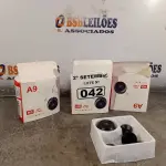 LOTE 042 - 03 CÂMERAS ESPIÃ. (NO ESTADO) ATENÇÃO! FAZER A VISITAÇÃO ANTES DE ARREMATAR, NÃO SABEMOS SE FUNCIONA. LEILÃO NÃO TEM GARANTIA E NEM DEVOLUÇÃO, SUJEITO A POSSÍVEIS AVARIAS VISÍVEIS/OCULTAS E/OU AUSÊNCIA DE COMPONENTES.