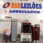 LOTE 063 - 01 COPO E 01 GARRAFA DIGITAL 500ML TÉRMICOS. (NO ESTADO) ATENÇÃO! FAZER A VISITAÇÃO ANTES DE ARREMATAR, NÃO SABEMOS SE FUNCIONA. LEILÃO NÃO TEM GARANTIA E NEM DEVOLUÇÃO, SUJEITO A POSSÍVEIS AVARIAS VISÍVEIS/OCULTAS E/OU AUSÊNCIA DE COMPONENTES.
