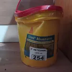 LOTE 254 - 01 BALDE DE SIKANOL ALVENARIA, ADITIVO PLASTIFICANTE PARA ARGAMASSA DE ASSENTAMENTO E REBOCO 18L. (NO ESTADO) ATENÇÃO! FAZER A VISITAÇÃO ANTES DE ARREMATAR, NÃO SABEMOS SE FUNCIONA. LEILÃO NÃO TEM GARANTIA E NEM DEVOLUÇÃO, SUJEITO A POSSÍVEIS AVARIAS VISÍVEIS/OCULTAS E/OU AUSÊNCIA DE COMPONENTES.