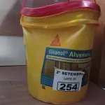 LOTE 254 - 01 BALDE DE SIKANOL ALVENARIA, ADITIVO PLASTIFICANTE PARA ARGAMASSA DE ASSENTAMENTO E REBOCO 18L. (NO ESTADO) ATENÇÃO! FAZER A VISITAÇÃO ANTES DE ARREMATAR, NÃO SABEMOS SE FUNCIONA. LEILÃO NÃO TEM GARANTIA E NEM DEVOLUÇÃO, SUJEITO A POSSÍVEIS AVARIAS VISÍVEIS/OCULTAS E/OU AUSÊNCIA DE COMPONENTES.