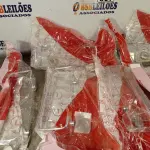 LOTE 607 - 06 PRATELEIRAS PORTAS SHAMPOO. (NO ESTADO) ATENÇÃO! FAZER A VISITAÇÃO ANTES DE ARREMATAR, NÃO SABEMOS SE FUNCIONA. LEILÃO NÃO TEM GARANTIA E NEM DEVOLUÇÃO, SUJEITO A POSSÍVEIS AVARIAS VISÍVEIS/OCULTAS E/OU AUSÊNCIA DE COMPONENTES.