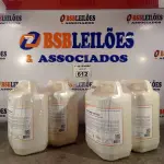 LOTE 612 - 20 LITROS DE SABONETE DE ESPUMA ANTISSÉPTICO. (NO ESTADO) ATENÇÃO! FAZER A VISITAÇÃO ANTES DE ARREMATAR, NÃO SABEMOS SE FUNCIONA. LEILÃO NÃO TEM GARANTIA E NEM DEVOLUÇÃO, SUJEITO A POSSÍVEIS AVARIAS VISÍVEIS/OCULTAS E/OU AUSÊNCIA DE COMPONENTES.