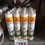 LOTE 183 - 16 TUBOS DE SELANTE ACRÍLICO FLEXÍVEL. (NO ESTADO) ATENÇÃO! FAZER A VISITAÇÃO ANTES DE ARREMATAR, NÃO SABEMOS SE FUNCIONA. LEILÃO NÃO TEM GARANTIA E NEM DEVOLUÇÃO, SUJEITO A POSSÍVEIS AVARIAS VISÍVEIS/OCULTAS E/OU AUSÊNCIA DE COMPONENTES.