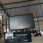 LOTE 248 - 01 CPU, 01 MONITOR E 01 TECLADO. (NO ESTADO) ATENÇÃO! FAZER A VISITAÇÃO ANTES DE ARREMATAR, NÃO SABEMOS SE FUNCIONA. LEILÃO NÃO TEM GARANTIA E NEM DEVOLUÇÃO, SUJEITO A POSSÍVEIS AVARIAS VISÍVEIS/OCULTAS E/OU AUSÊNCIA DE COMPONENTES.