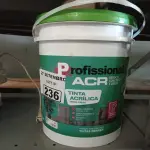 LOTE 236 - 01 BALDE DE TINTA ACRÍLICA 18L NA COR CONCRETO FOSCO. (NO ESTADO) ATENÇÃO! FAZER A VISITAÇÃO ANTES DE ARREMATAR, NÃO SABEMOS SE FUNCIONA. LEILÃO NÃO TEM GARANTIA E NEM DEVOLUÇÃO, SUJEITO A POSSÍVEIS AVARIAS VISÍVEIS/OCULTAS E/OU AUSÊNCIA DE COMPONENTES.