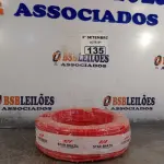 LOTE 135 - 01 ROLO DE CABO FLEXÍVEL 100M 1X4MM NA COR VERMELHA(NOVO). (NO ESTADO) ATENÇÃO! FAZER A VISITAÇÃO ANTES DE ARREMATAR, NÃO SABEMOS SE FUNCIONA. LEILÃO NÃO TEM GARANTIA E NEM DEVOLUÇÃO, SUJEITO A POSSÍVEIS AVARIAS VISÍVEIS/OCULTAS E/OU AUSÊNCIA DE COMPONENTES.