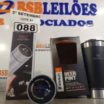LOTE 088 - 01 COPO E 01 GARRAFA DIGITAL 500ML TÉRMICOS. (NO ESTADO) ATENÇÃO! FAZER A VISITAÇÃO ANTES DE ARREMATAR, NÃO SABEMOS SE FUNCIONA. LEILÃO NÃO TEM GARANTIA E NEM DEVOLUÇÃO, SUJEITO A POSSÍVEIS AVARIAS VISÍVEIS/OCULTAS E/OU AUSÊNCIA DE COMPONENTES.
