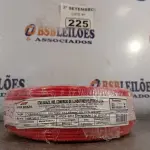 LOTE 225 - 01 ROLO DE CABO FLEXÍVEL 100M 1X2,5MM NA COR VERMELHA(NOVO). (NO ESTADO) ATENÇÃO! FAZER A VISITAÇÃO ANTES DE ARREMATAR, NÃO SABEMOS SE FUNCIONA. LEILÃO NÃO TEM GARANTIA E NEM DEVOLUÇÃO, SUJEITO A POSSÍVEIS AVARIAS VISÍVEIS/OCULTAS E/OU AUSÊNCIA DE COMPONENTES.