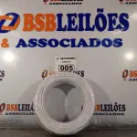 LOTE 005 - 01 ROLO DE CABO FLEXÍVEL 100M 1X4MM NA COR BRANCA(NOVO). (NO ESTADO) ATENÇÃO! FAZER A VISITAÇÃO ANTES DE ARREMATAR, NÃO SABEMOS SE FUNCIONA. LEILÃO NÃO TEM GARANTIA E NEM DEVOLUÇÃO, SUJEITO A POSSÍVEIS AVARIAS VISÍVEIS/OCULTAS E/OU AUSÊNCIA DE COMPONENTES.