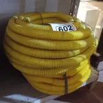 LOTE 602 - 02 ROLOS DE MANGUEIRA CORRUGADA. (NO ESTADO) ATENÇÃO! FAZER A VISITAÇÃO ANTES DE ARREMATAR, NÃO SABEMOS SE FUNCIONA. LEILÃO NÃO TEM GARANTIA E NEM DEVOLUÇÃO, SUJEITO A POSSÍVEIS AVARIAS VISÍVEIS/OCULTAS E/OU AUSÊNCIA DE COMPONENTES.