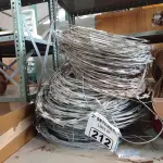 LOTE 212 - 01 LOTE COM APROXIMADAMENTE 43M DE CONCERTINA. (NO ESTADO) ATENÇÃO! FAZER A VISITAÇÃO ANTES DE ARREMATAR, NÃO SABEMOS SE FUNCIONA. LEILÃO NÃO TEM GARANTIA E NEM DEVOLUÇÃO, SUJEITO A POSSÍVEIS AVARIAS VISÍVEIS/OCULTAS E/OU AUSÊNCIA DE COMPONENTES.