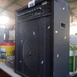 LOTE 308 - 01 CAIXA DE SOM AMPLIFICADA SEM OS ALTO-FALANTES. (NO ESTADO) ATENÇÃO! FAZER A VISITAÇÃO ANTES DE ARREMATAR, NÃO SABEMOS SE FUNCIONA. LEILÃO NÃO TEM GARANTIA E NEM DEVOLUÇÃO, SUJEITO A POSSÍVEIS AVARIAS VISÍVEIS/OCULTAS E/OU AUSÊNCIA DE COMPONENTES.