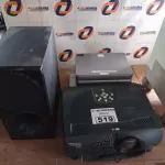 LOTE 519 - 03 PROJETORES MULTIMIDIA MARCAS E MODELOS DIVERSOS E 01 SUBWOOFER. (NO ESTADO) ATENÇÃO! FAZER A VISITAÇÃO ANTES DE ARREMATAR, NÃO SABEMOS SE FUNCIONA. LEILÃO NÃO TEM GARANTIA E NEM DEVOLUÇÃO, SUJEITO A POSSÍVEIS AVARIAS VISÍVEIS/OCULTAS E/OU AUSÊNCIA DE COMPONENTES.