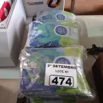 LOTE 474 - 05 PACOTES COM LUVAS DE LÁTEX TAMANHO “P”. (NO ESTADO) ATENÇÃO! FAZER A VISITAÇÃO ANTES DE ARREMATAR, NÃO SABEMOS SE FUNCIONA. LEILÃO NÃO TEM GARANTIA E NEM DEVOLUÇÃO, SUJEITO A POSSÍVEIS AVARIAS VISÍVEIS/OCULTAS E/OU AUSÊNCIA DE COMPONENTES.