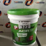 LOTE 322 - 01 BALDE DE TINTA ACRÍLICA 18L NA COR CONCRETO FOSCO. (NO ESTADO) ATENÇÃO! FAZER A VISITAÇÃO ANTES DE ARREMATAR, NÃO SABEMOS SE FUNCIONA. LEILÃO NÃO TEM GARANTIA E NEM DEVOLUÇÃO, SUJEITO A POSSÍVEIS AVARIAS VISÍVEIS/OCULTAS E/OU AUSÊNCIA DE COMPONENTES.