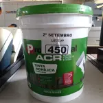 LOTE 450 - 01 BALDE DE TINTA ACRÍLICA 18L NA COR CONCRETO FOSCO. (NO ESTADO) ATENÇÃO! FAZER A VISITAÇÃO ANTES DE ARREMATAR, NÃO SABEMOS SE FUNCIONA. LEILÃO NÃO TEM GARANTIA E NEM DEVOLUÇÃO, SUJEITO A POSSÍVEIS AVARIAS VISÍVEIS/OCULTAS E/OU AUSÊNCIA DE COMPONENTES.