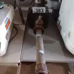 LOTE 383 - 01 BOMBA D’AGUA. (NO ESTADO) ATENÇÃO! FAZER A VISITAÇÃO ANTES DE ARREMATAR, NÃO SABEMOS SE FUNCIONA. LEILÃO NÃO TEM GARANTIA E NEM DEVOLUÇÃO, SUJEITO A POSSÍVEIS AVARIAS VISÍVEIS/OCULTAS E/OU AUSÊNCIA DE COMPONENTES.