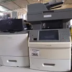 LOTE 385 - 03 IMPRESSORAS SENDO 01 MULTIFUNCIONAL LEXMARK MODELO X656-DE. (NO ESTADO) ATENÇÃO! FAZER A VISITAÇÃO ANTES DE ARREMATAR, NÃO SABEMOS SE FUNCIONA. LEILÃO NÃO TEM GARANTIA E NEM DEVOLUÇÃO, SUJEITO A POSSÍVEIS AVARIAS VISÍVEIS/OCULTAS E/OU AUSÊNCIA DE COMPONENTES.