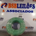 LOTE 285 - 01 ROLO DE CABO FLEXÍVEL 100M 1X10MM NA COR VERDE(NOVO). (NO ESTADO) ATENÇÃO! FAZER A VISITAÇÃO ANTES DE ARREMATAR, NÃO SABEMOS SE FUNCIONA. LEILÃO NÃO TEM GARANTIA E NEM DEVOLUÇÃO, SUJEITO A POSSÍVEIS AVARIAS VISÍVEIS/OCULTAS E/OU AUSÊNCIA DE COMPONENTES.