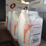 LOTE 393 - 20 LITROS DE SABONETE DE ESPUMA ANTISSÉPTICO. (NO ESTADO) ATENÇÃO! FAZER A VISITAÇÃO ANTES DE ARREMATAR, NÃO SABEMOS SE FUNCIONA. LEILÃO NÃO TEM GARANTIA E NEM DEVOLUÇÃO, SUJEITO A POSSÍVEIS AVARIAS VISÍVEIS/OCULTAS E/OU AUSÊNCIA DE COMPONENTES.