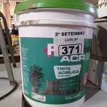 LOTE 371 - 01 BALDE DE TINTA ACRÍLICA 18L NA COR CONCRETO FOSCO. (NO ESTADO) ATENÇÃO! FAZER A VISITAÇÃO ANTES DE ARREMATAR, NÃO SABEMOS SE FUNCIONA. LEILÃO NÃO TEM GARANTIA E NEM DEVOLUÇÃO, SUJEITO A POSSÍVEIS AVARIAS VISÍVEIS/OCULTAS E/OU AUSÊNCIA DE COMPONENTES.