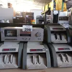 LOTE 298 - 07 CONTADORAS DE CÉDULAS E 01 STÉREO CASSETE DECK MARCA AKAI. (NO ESTADO) ATENÇÃO! FAZER A VISITAÇÃO ANTES DE ARREMATAR, NÃO SABEMOS SE FUNCIONA. LEILÃO NÃO TEM GARANTIA E NEM DEVOLUÇÃO, SUJEITO A POSSÍVEIS AVARIAS VISÍVEIS/OCULTAS E/OU AUSÊNCIA DE COMPONENTES.