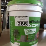 LOTE 286 - 01 BALDE DE TINTA ACRÍLICA 18L NA COR CONCRETO FOSCO. (NO ESTADO) ATENÇÃO! FAZER A VISITAÇÃO ANTES DE ARREMATAR, NÃO SABEMOS SE FUNCIONA. LEILÃO NÃO TEM GARANTIA E NEM DEVOLUÇÃO, SUJEITO A POSSÍVEIS AVARIAS VISÍVEIS/OCULTAS E/OU AUSÊNCIA DE COMPONENTES.