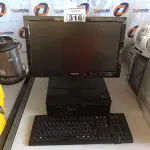 LOTE 316 - 01 CPU, 01 MONITOR E 01 TECLADO. (NO ESTADO) ATENÇÃO! FAZER A VISITAÇÃO ANTES DE ARREMATAR, NÃO SABEMOS SE FUNCIONA. LEILÃO NÃO TEM GARANTIA E NEM DEVOLUÇÃO, SUJEITO A POSSÍVEIS AVARIAS VISÍVEIS/OCULTAS E/OU AUSÊNCIA DE COMPONENTES.