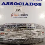 LOTE 295 - 01 ROLO DE CABO FLEXÍVEL 100M 1X10MM NA COR PRETA(NOVO). (NO ESTADO) ATENÇÃO! FAZER A VISITAÇÃO ANTES DE ARREMATAR, NÃO SABEMOS SE FUNCIONA. LEILÃO NÃO TEM GARANTIA E NEM DEVOLUÇÃO, SUJEITO A POSSÍVEIS AVARIAS VISÍVEIS/OCULTAS E/OU AUSÊNCIA DE COMPONENTES.