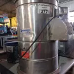 LOTE 377 - 01 DESCASCADOR DE BATATAS INDUSTRIAL. (NO ESTADO) ATENÇÃO! FAZER A VISITAÇÃO ANTES DE ARREMATAR, NÃO SABEMOS SE FUNCIONA. LEILÃO NÃO TEM GARANTIA E NEM DEVOLUÇÃO, SUJEITO A POSSÍVEIS AVARIAS VISÍVEIS/OCULTAS E/OU AUSÊNCIA DE COMPONENTES.