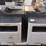 LOTE 432 - 06 IMPRESSORAS SENDO 02 MULTIFUNCIONAL MARCA LEXMARK MODELO MX 611-DE. (NO ESTADO) ATENÇÃO! FAZER A VISITAÇÃO ANTES DE ARREMATAR, NÃO SABEMOS SE FUNCIONA. LEILÃO NÃO TEM GARANTIA E NEM DEVOLUÇÃO, SUJEITO A POSSÍVEIS AVARIAS VISÍVEIS/OCULTAS E/OU AUSÊNCIA DE COMPONENTES.