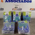 LOTE 467 - 05 PACOTES COM LUVAS DE LÁTEX TAMANHO “P”. (NO ESTADO) ATENÇÃO! FAZER A VISITAÇÃO ANTES DE ARREMATAR, NÃO SABEMOS SE FUNCIONA. LEILÃO NÃO TEM GARANTIA E NEM DEVOLUÇÃO, SUJEITO A POSSÍVEIS AVARIAS VISÍVEIS/OCULTAS E/OU AUSÊNCIA DE COMPONENTES.