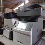 LOTE 414 - 04 IMPRESSORAS SENDO 01 MULTIFUNCIONAL MARCA LEXMARK MODELO X656-DE. (NO ESTADO) ATENÇÃO! FAZER A VISITAÇÃO ANTES DE ARREMATAR, NÃO SABEMOS SE FUNCIONA. LEILÃO NÃO TEM GARANTIA E NEM DEVOLUÇÃO, SUJEITO A POSSÍVEIS AVARIAS VISÍVEIS/OCULTAS E/OU AUSÊNCIA DE COMPONENTES.