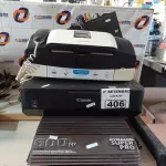LOTE 406 - 02 IMPRESSORAS, 01 PIRÂMIDE 600W, 03 APARELHOS DE DVD E PERIFÉRICOS DIVERSOS. (NO ESTADO) ATENÇÃO! FAZER A VISITAÇÃO ANTES DE ARREMATAR, NÃO SABEMOS SE FUNCIONA. LEILÃO NÃO TEM GARANTIA E NEM DEVOLUÇÃO, SUJEITO A POSSÍVEIS AVARIAS VISÍVEIS/OCULTAS E/OU AUSÊNCIA DE COMPONENTES.