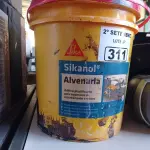 LOTE 311 - 01 BALDE DE SIKANOL ALVENARIA, ADITIVO PLASTIFICANTE PARA ARGAMASSA DE ASSENTAMENTO E REBOCO 18L. (NO ESTADO) ATENÇÃO! FAZER A VISITAÇÃO ANTES DE ARREMATAR, NÃO SABEMOS SE FUNCIONA. LEILÃO NÃO TEM GARANTIA E NEM DEVOLUÇÃO, SUJEITO A POSSÍVEIS AVARIAS VISÍVEIS/OCULTAS E/OU AUSÊNCIA DE COMPONENTES.