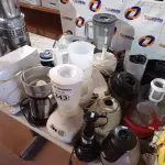 LOTE 343 - 01 LOTE COM UTENSÍLIOS DIVERSOS. (NO ESTADO) ATENÇÃO! FAZER A VISITAÇÃO ANTES DE ARREMATAR, NÃO SABEMOS SE FUNCIONA. LEILÃO NÃO TEM GARANTIA E NEM DEVOLUÇÃO, SUJEITO A POSSÍVEIS AVARIAS VISÍVEIS/OCULTAS E/OU AUSÊNCIA DE COMPONENTES.