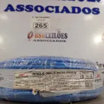 LOTE 265 - 01 ROLO DE CABO FLEXÍVEL 100M 1X10MM NA COR AZUL(NOVO). (NO ESTADO) ATENÇÃO! FAZER A VISITAÇÃO ANTES DE ARREMATAR, NÃO SABEMOS SE FUNCIONA. LEILÃO NÃO TEM GARANTIA E NEM DEVOLUÇÃO, SUJEITO A POSSÍVEIS AVARIAS VISÍVEIS/OCULTAS E/OU AUSÊNCIA DE COMPONENTES.