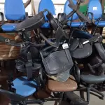 LOTE 537 - 01 LOTE COM VÁRIAS CADEIRAS DE ESCRITÓRIO MARCAS E MODELOS DIVERSOS. (NO ESTADO) ATENÇÃO! FAZER A VISITAÇÃO ANTES DE ARREMATAR, NÃO SABEMOS SE FUNCIONA. LEILÃO NÃO TEM GARANTIA E NEM DEVOLUÇÃO, SUJEITO A POSSÍVEIS AVARIAS VISÍVEIS/OCULTAS E/OU AUSÊNCIA DE COMPONENTES.