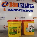 LOTE 269 - 02 BALDES DE SIKACRYL-203, SELANTE ACRÍLICO FLEXÍVEL 5KG. (NO ESTADO) ATENÇÃO! FAZER A VISITAÇÃO ANTES DE ARREMATAR, NÃO SABEMOS SE FUNCIONA. LEILÃO NÃO TEM GARANTIA E NEM DEVOLUÇÃO, SUJEITO A POSSÍVEIS AVARIAS VISÍVEIS/OCULTAS E/OU AUSÊNCIA DE COMPONENTES.