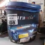 LOTE 408 - 01 BALDE DE REVESTIMENTO TEXTURIZADO INTERIORES/EXTERIORES NA COR BRANCO BASE. (NO ESTADO) ATENÇÃO! FAZER A VISITAÇÃO ANTES DE ARREMATAR, NÃO SABEMOS SE FUNCIONA. LEILÃO NÃO TEM GARANTIA E NEM DEVOLUÇÃO, SUJEITO A POSSÍVEIS AVARIAS VISÍVEIS/OCULTAS E/OU AUSÊNCIA DE COMPONENTES.
