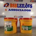LOTE 341 - 02 BALDES DE SIKACRYL-203, SELANTE ACRÍLICO FLEXÍVEL 5KG. (NO ESTADO) ATENÇÃO! FAZER A VISITAÇÃO ANTES DE ARREMATAR, NÃO SABEMOS SE FUNCIONA. LEILÃO NÃO TEM GARANTIA E NEM DEVOLUÇÃO, SUJEITO A POSSÍVEIS AVARIAS VISÍVEIS/OCULTAS E/OU AUSÊNCIA DE COMPONENTES.