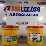 LOTE 489 - 02 BALDES DE SIKACRYL-203, SELANTE ACRÍLICO FLEXÍVEL 5KG. (NO ESTADO) ATENÇÃO! FAZER A VISITAÇÃO ANTES DE ARREMATAR, NÃO SABEMOS SE FUNCIONA. LEILÃO NÃO TEM GARANTIA E NEM DEVOLUÇÃO, SUJEITO A POSSÍVEIS AVARIAS VISÍVEIS/OCULTAS E/OU AUSÊNCIA DE COMPONENTES.