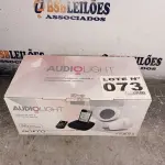 LOTE 073 - 01 - SISTEMA DE SOM E ILUMINAÇÃO SEM FIO (NO ESTADO, NÃO SABEMOS SE FUNCIONA. LEILÃO NÃO TEM GARANTIA E NEM DEVOLUÇÃO, SUJEITO A POSSÍVEIS AVARIAS VISÍVEIS/OCULTAS E/OU AUSÊNCIA DE COMPONENTES)
