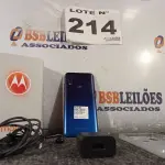 LOTE 214 - 01 - CELULAR MOTOROLA MOTO E6S 64GB 4G TELA 6.1 4GB RAM (NO ESTADO, NÃO SABEMOS SE FUNCIONA. LEILÃO NÃO TEM GARANTIA E NEM DEVOLUÇÃO, SUJEITO A POSSÍVEIS AVARIAS VISÍVEIS/OCULTAS E/OU AUSÊNCIA DE COMPONENTES)