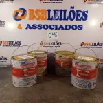 LOTE 045 - 04 - LATAS ADESIVO DE CONTATO FORMICA (NO ESTADO, NÃO SABEMOS SE FUNCIONA. LEILÃO NÃO TEM GARANTIA E NEM DEVOLUÇÃO, SUJEITO A POSSÍVEIS AVARIAS VISÍVEIS/OCULTAS E/OU AUSÊNCIA DE COMPONENTES)